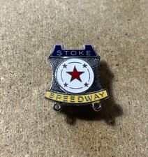 Stoke vintage speedway badge - stoke,