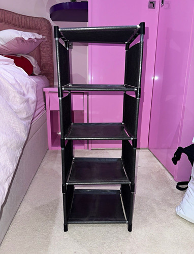 Black plastic freestanding - plastic,