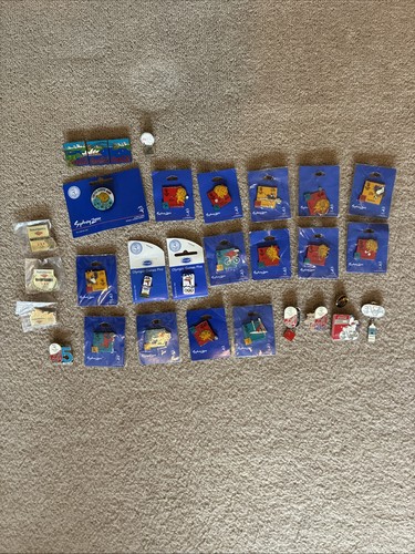 Mix pin badges sydney 2000 - badges,
