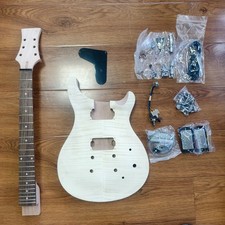 Unfinished DIY PRS electric guitar mahogany body rosewood fretboard
