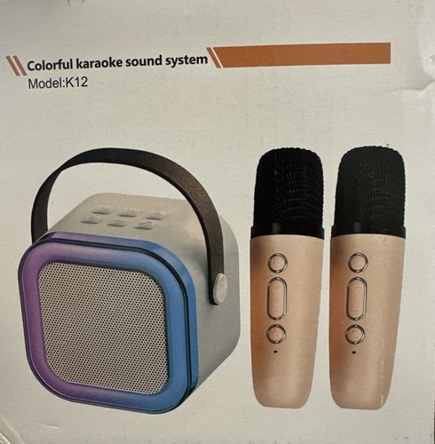 Colorful karaoke sound system - colorful,