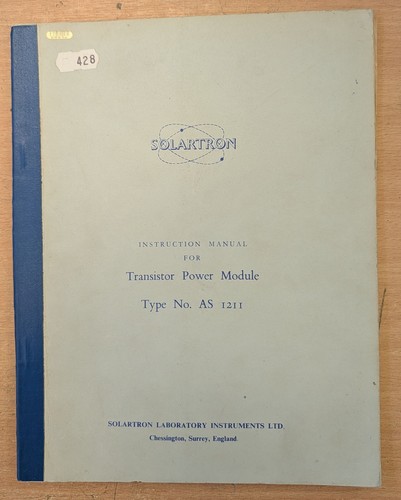 Solartron transistor power - solartron,