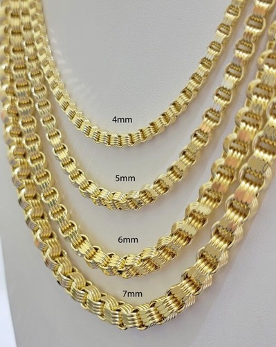 Real 10k gold box byzantine - gold,
