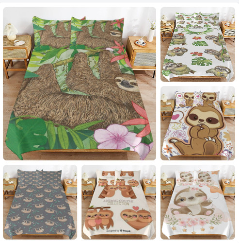 Cozy sloth print duvet - ❤️cozy,