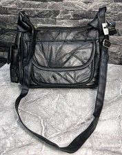 Womens Black Patch Real