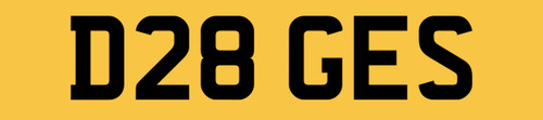 Rare digit cherished - cherished, car