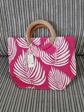 Lua Pink And White Bag With