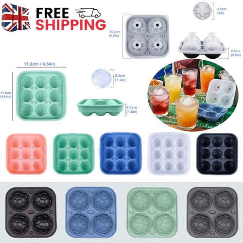 Silicone football ice mould - football,