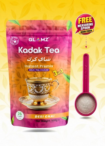 Glamz kadak tea desi chai - kadak,