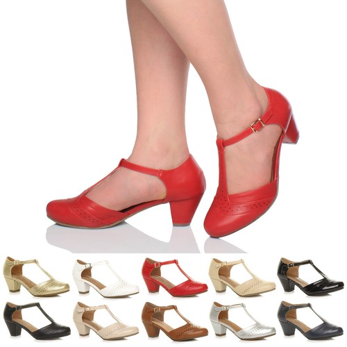 Womens ladies low - ladies, heel