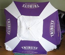 Pub garden umbrella Tribute St Austell Cornish Pale Ale parasol quality 1.8m