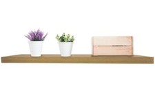 Oak 80cm Rectangle Floating