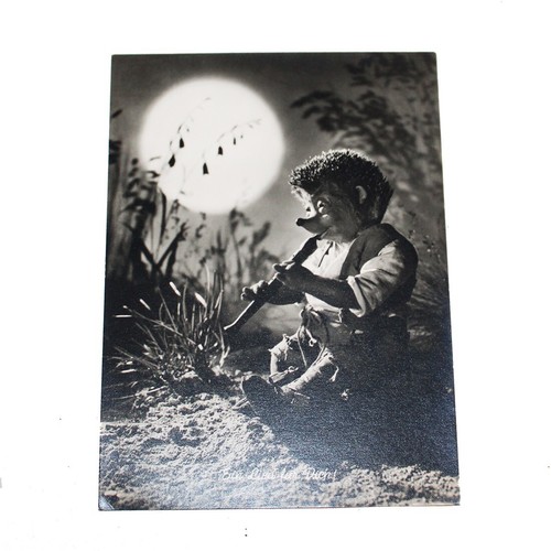 Antique steiff mecki postcard - mecki,