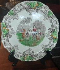 Copeland Spode Byron Quartered Sandwich Plate, Series No.2. 10 inch