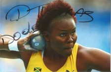 ATHLETICS: DANNIEL THOMAS-DODD SIGNED 6x4 RIO 2016 ACTION PHOTO+COA *JAMAICA*