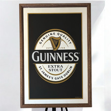 Guinness Label Style Wooden