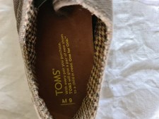 Tom's Desert Boots Size M9