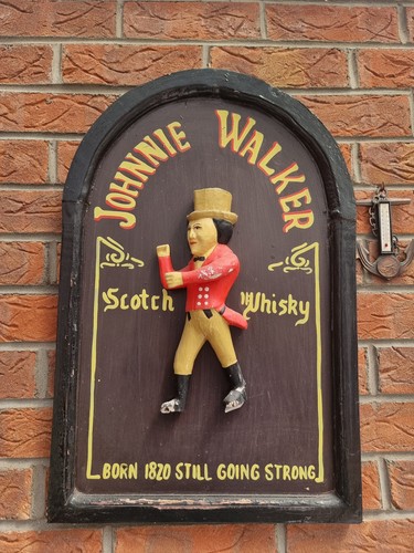 Vintage johnny walker sign - johnny,
