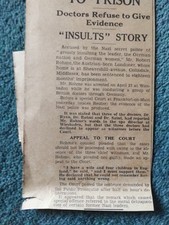 Sk170 Ephemera 1935 Article germany Robert Rohme Arrested Colindale