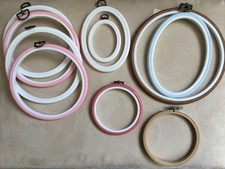 Plastic Flexi Hoop Embroidery