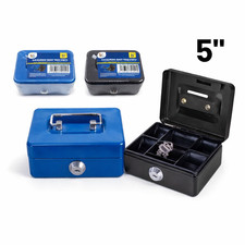5" Cash Box Metal Money Safe