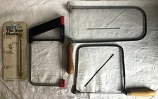 Old Fret Coping and Tile saws PLUS NEW spare blades. Eclipse, Plasplugs.