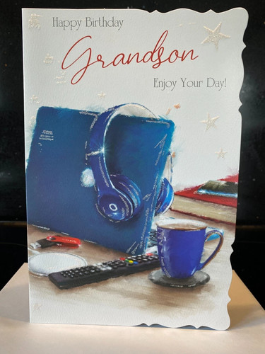 Grandson birthday card x6 - grandson,