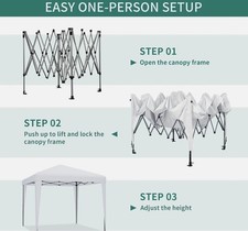 3x3M Garden Pop Up Gazebo，
