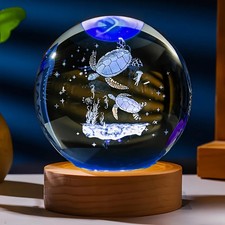 3D Sea Turtle Crystal Ball
