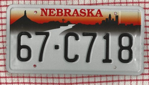 Nebraska embossed american - nebraska,