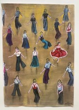 "Northern Soul Interpretations, Part V" an original painting, 30cm x 21 cm