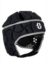 Body Armour NZ Club Junior  Rugby League/ Union Headguard Black Med Boys
