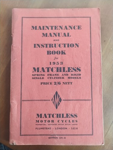 Matchless g3l g80 1953 - g3l,