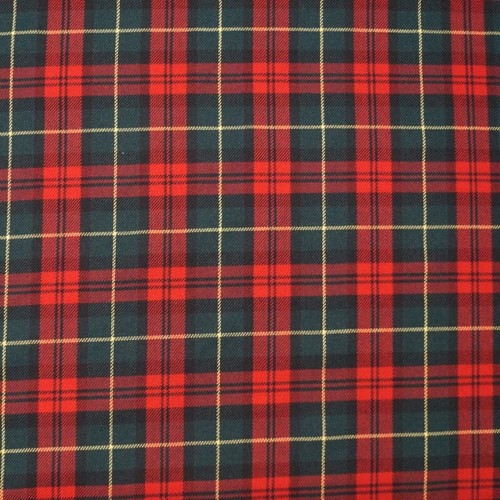 Polyviscose tartan fabric - polyviscose,