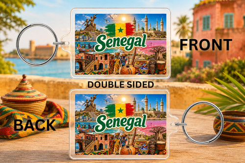 Senegal keyring travel - senegal,