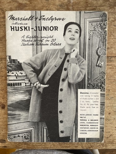 Vintage vogue knitting book - knitting,