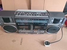 Hitachi Radio cassette player TRK- W55E Needs Looking At ,Radio Works 