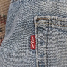 Levi's 569 W36 L30 Straight Leg Loose Fit Classic Ripped Style Blue Denim Jeans