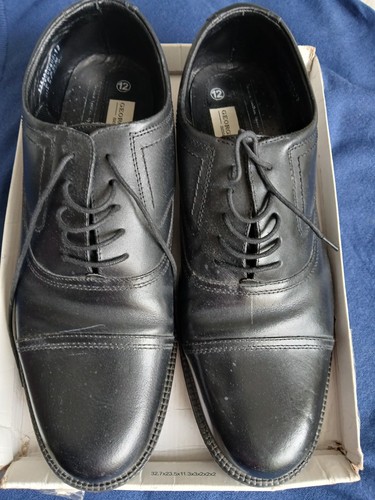 George oliver black leather - black,