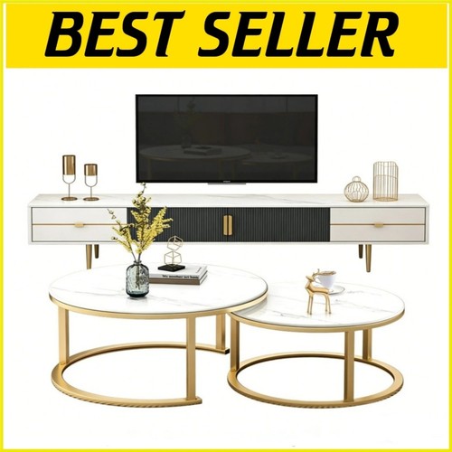 Nesting coffee tables set - coffee, 2