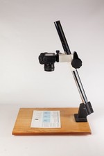Meopta HD Copy Stand + Quick Release Camera Mount. 70cm Cranked Metal Column VGC