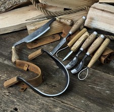 8-Piece Hand-Forged Wood