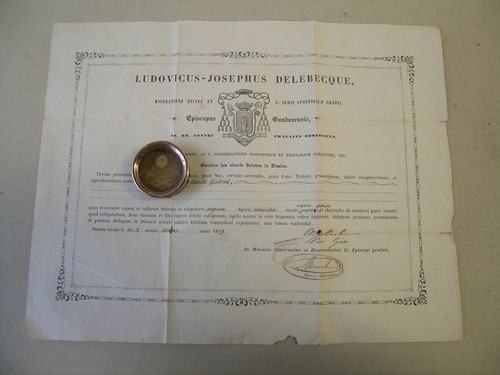 Relquary relic saint - relquary, gislenus
