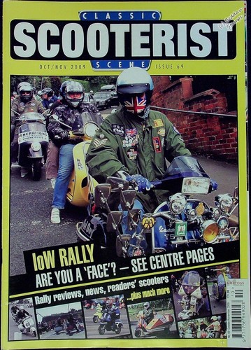 Classic scooterist scene - classic,