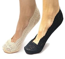 New Ladies 2 Pairs Black Nude