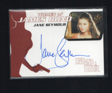 Women of James Bond In Motion 2003 Auto Autograph WA14 Jane Seymour as Solitaire