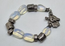 Beautiful Vintage Danon Pewter Bracelet