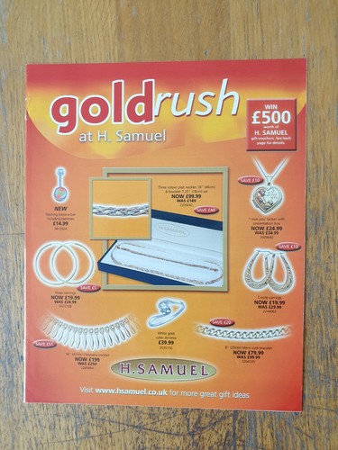 2001 gold rush h samuel - rush",