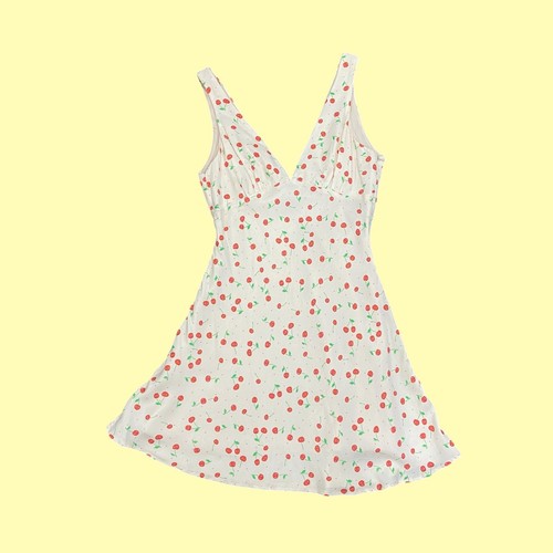 Zara women cherry print - zara, xs