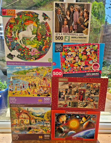 500 piece jigsaw - piece, puzzles